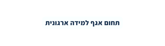 תחום אגף למידה ארגונית